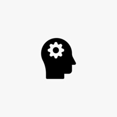 brain icon. brain vector icon on white background