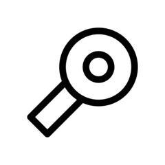 Search icon illustration for business and management on isolated background
