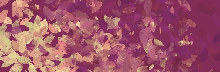 Abstract background painting art with purple and brown paint brush for presentation, website, thanksgiving party poster, wall decoration, or t-shirt design.