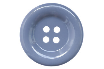 Close up of grey sewing buttons,  Old button isolated on white background. Sewing concept.Clipping path.