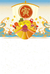 2022年　年賀状　はがき