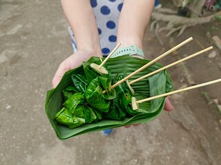 Miang Kham Sold in a street market in Thailand