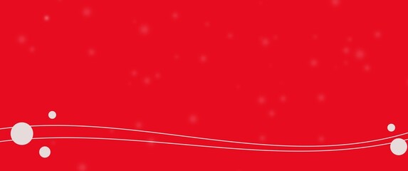 Abstract snow on a solid red background with lines vector design concept used for background, christmas event background, christmas card, background, backdrop.