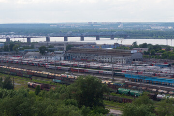 view of the outskirts of the city of Perm
