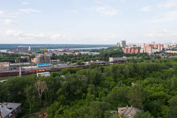 view of the outskirts of the city of Perm