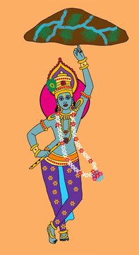 A beautiful illustrations of indian gods and goddesses