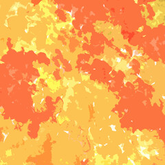 Obraz na płótnie Canvas Orange background with yellow and red spots and streaks
