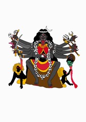  A beautiful illustrations of indian gods and goddeses