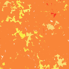 Fototapeta premium Orange background with yellow and red spots and streaks