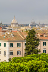 Fototapeta na wymiar Roofs of Roma, Italia