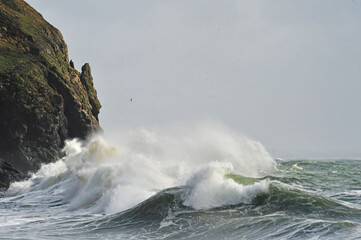 Spectacular surf at Cape Disappointment State Park