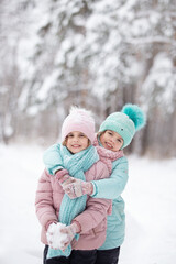 kids in winter