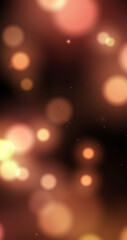 Fototapeta premium blurred gold particles on black background. blurred background