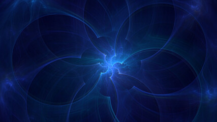 Obraz premium 3D rendering abstract colorful fractal light background
