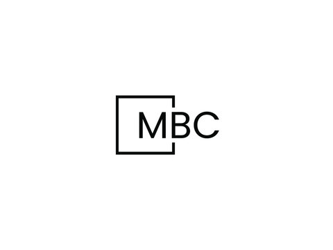 MBC letter initial logo design vector illustration