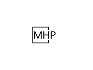 MHP Letter Initial Logo Design Vector Illustration