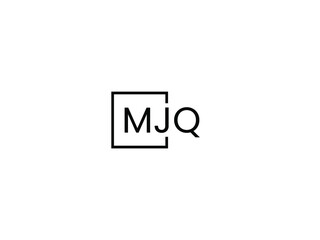 MJQ Letter Initial Logo Design Vector Illustration