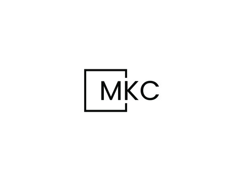 MKC Letter Initial Logo Design Vector Illustration