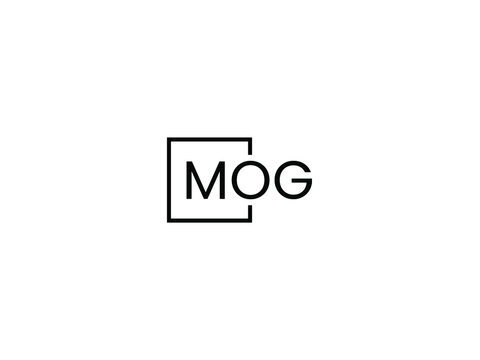 MOG Letter Initial Logo Design Vector Illustration