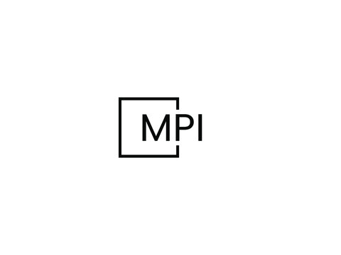 MPI Letter Initial Logo Design Vector Illustration
