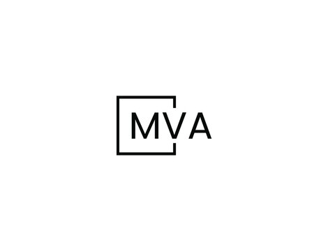 MVA Letter Initial Logo Design Vector Illustration