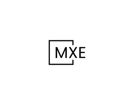 MXE Letter Initial Logo Design Vector Illustration