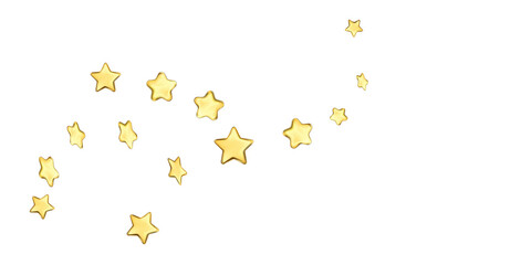 on a white background bright yellow vector constellation