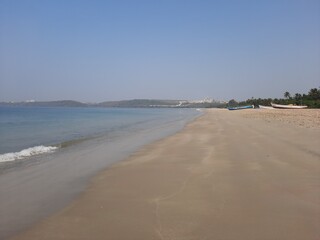 beach and waves,  tropical beach, indian beach in goa, goa beach.