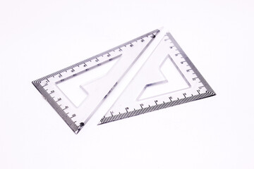 Protecter maths isolated on white background with selective focus