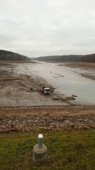 Ellertshäuser See, Wasser wird für Sanierungsarbeiten abgelassen
