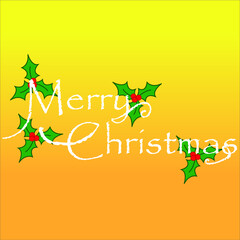christmas greeting in vector