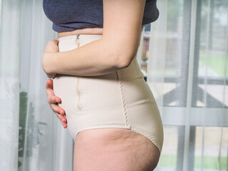 women support corset belly bandage after childbirth