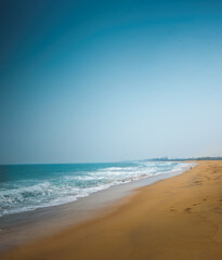 beach and blue sky