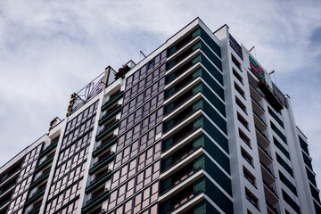 Fototapeta premium Modern apartment building