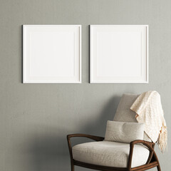 Boho Frame Mockup - Blank Frame Mockup