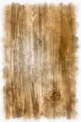 wood grain watercolor style illustration impressionist painting.