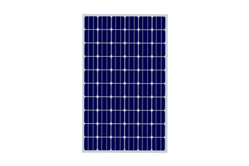 Solar panel isolated on white background. 3d render