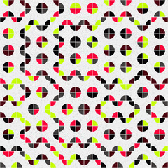 Abstract Geometric Pattern generative computational art illustration