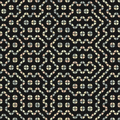 Abstract Geometric Pattern generative computational art illustration