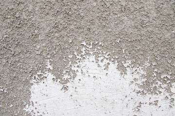 Concrete wall background, gray backdrop and white color paint