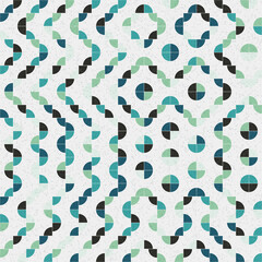 Abstract Geometric Pattern generative computational art illustration