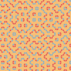 Abstract Geometric Pattern generative computational art illustration
