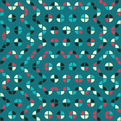 Abstract Geometric Pattern generative computational art illustration