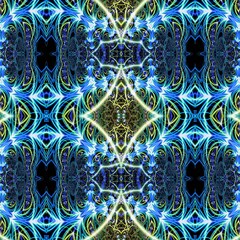 Decoration fractal background tile