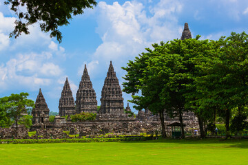 Obraz premium Prambanan temple near Yogyakarta on Java island - Indonesia