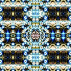 Decoration fractal background tile