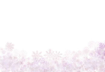Winter snowflake fantasy image background light purple Ver