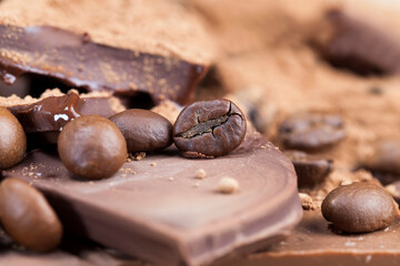 roasted coffee for making drinks