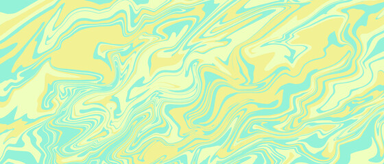 Bright modern graffiti texture. Pastel background in yellow-green colors. Liquid marble 
