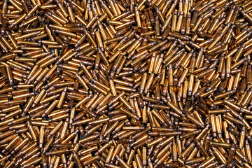 Background from cartridge cases